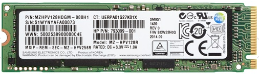 Накопитель HP M2 2280 DS NVME 512 Гбайт 4 разъема PCIe 3.0 V3K67AA 