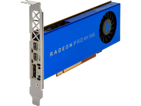 Графический адаптер HP AMD Radeon Pro WX 3100 4 Гбайт 2TF08AA 
