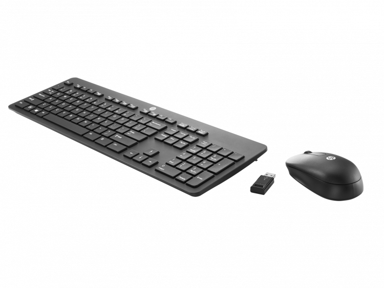 Тонкая беспроводная клавиатура и мышь HP T6L04AA 