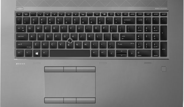 HP ZBook 17 клавиатура